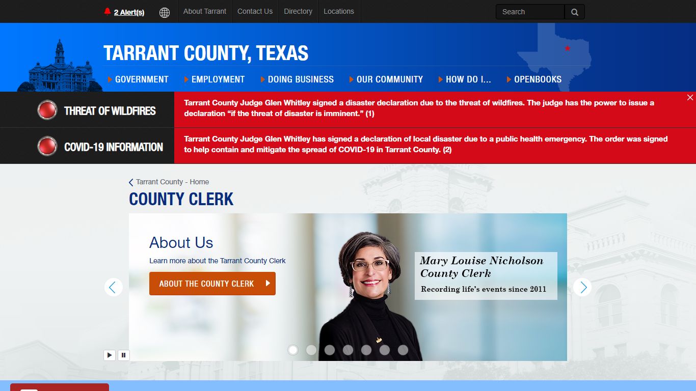 County Clerk - Tarrant County, Texas